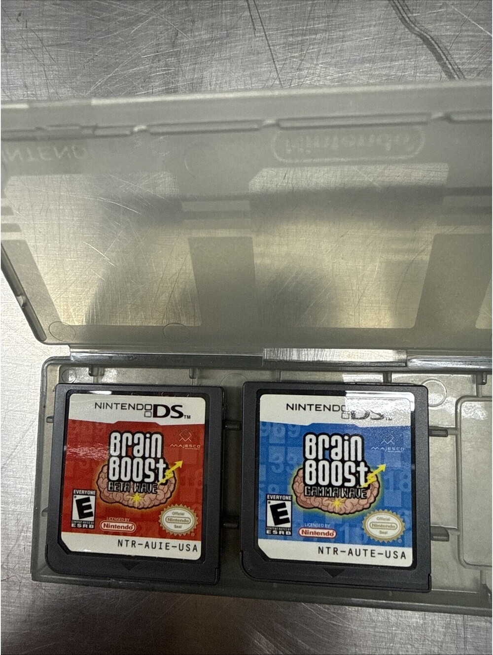 Nintendo DS Brain Boost Beta Wave & Gamma Wave Games Only